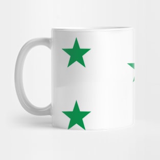 Just thirteen green stars Mug
